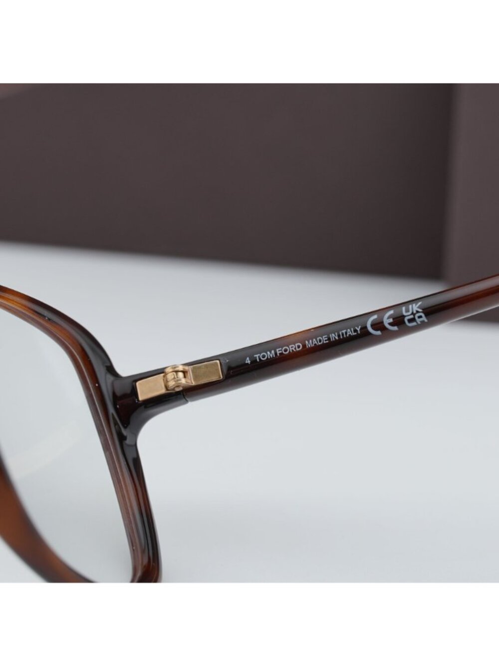 Tom Ford FT5907-B 052 Butterfly Eyeglasses 55mm - Dark Havana / Blue Light Block - Picture 9 of 10